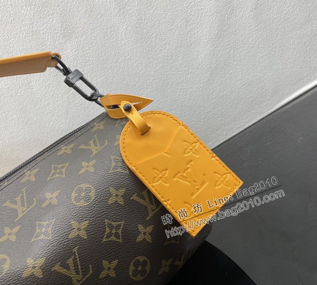 Lv路易威登2023專櫃新款Soft Polochon手袋 LV老花手提肩背圓筒包 M46691 ydh5177